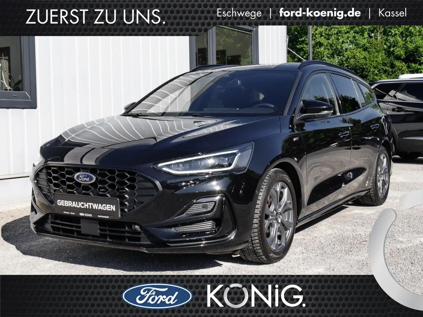 Ford Focus ST-Line 155 PS Matrix-LED+AHK+Kamera Klima Navi Schwarz - 1