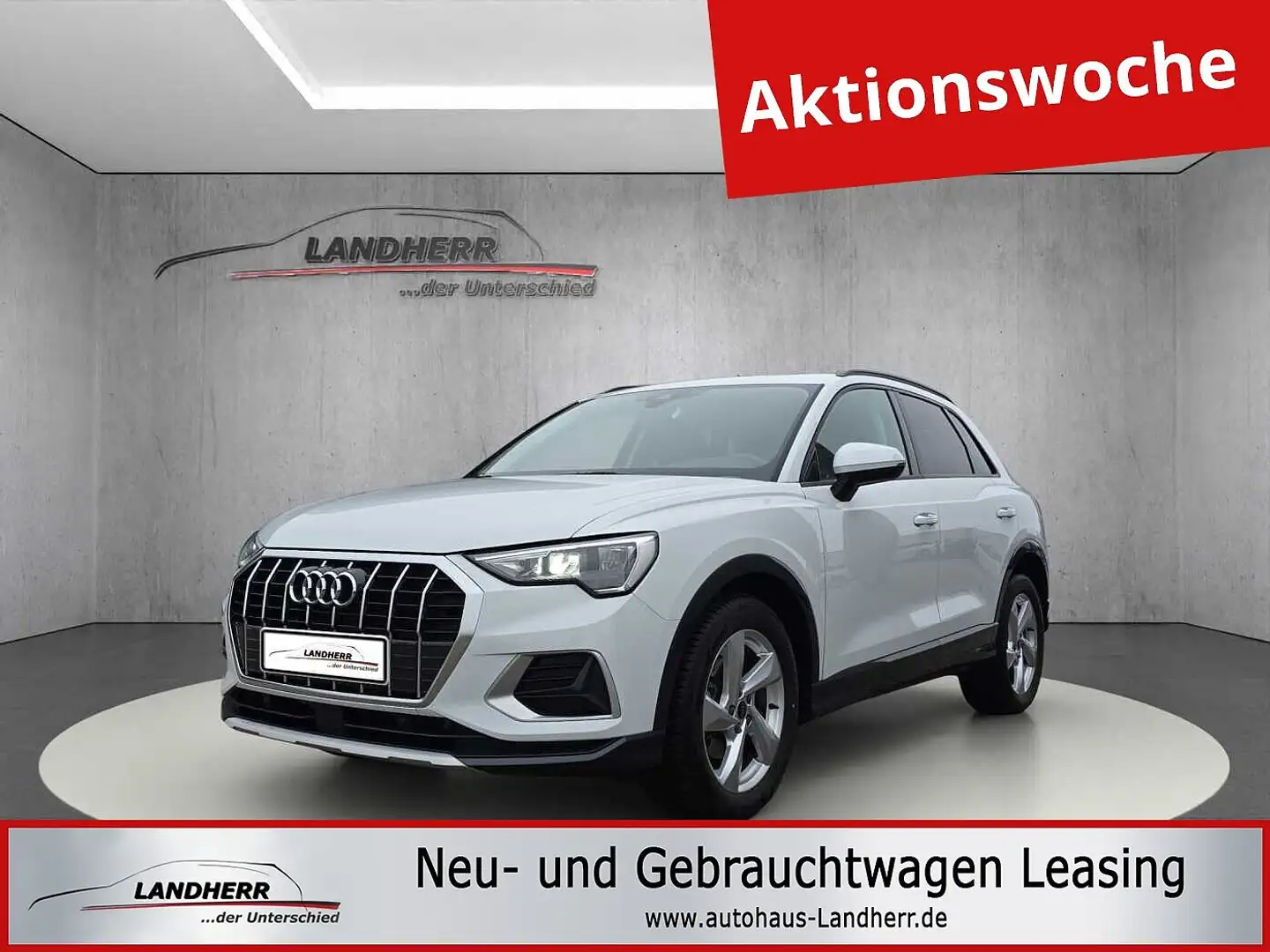 Audi Q3 Advanced elektr. Heckklappe/SHZ/Navi Blanc - 1