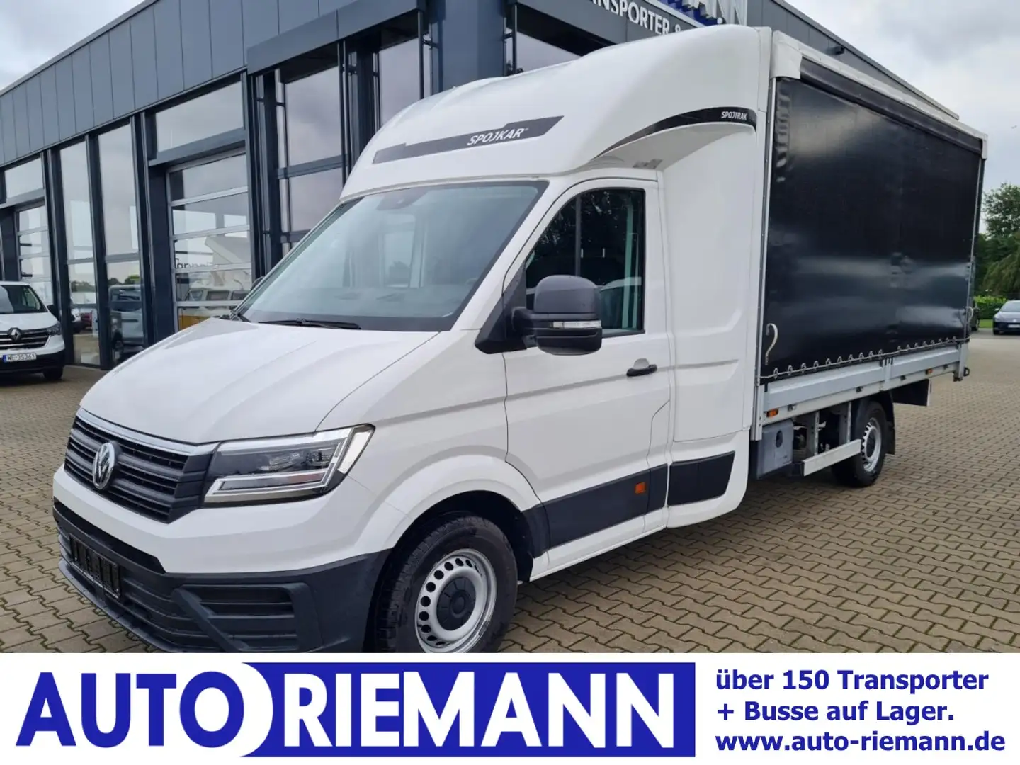 Volkswagen Crafter 35 Pritsche Schlafkabine LED TEMPOMAT Weiß - 1