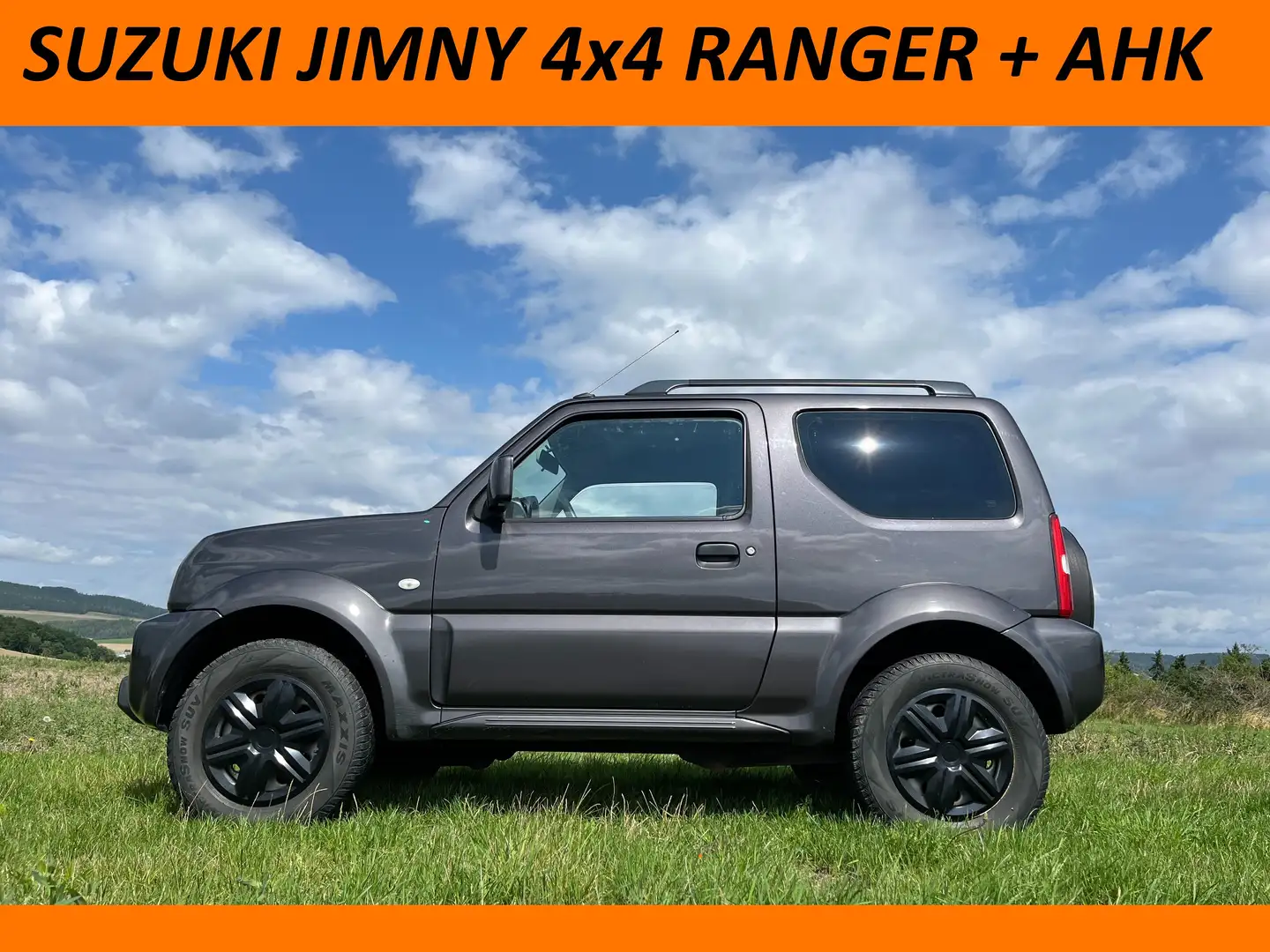 Suzuki Jimny Club Ranger mit AHK + 4x4 + ESP + ABS Grau - 1