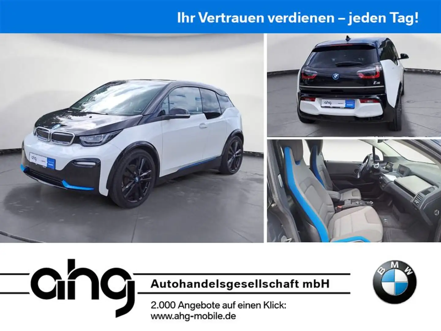 BMW i3 s (120 Ah) Navi RFK Glasdach Sitzheizung ACC Weiß - 1