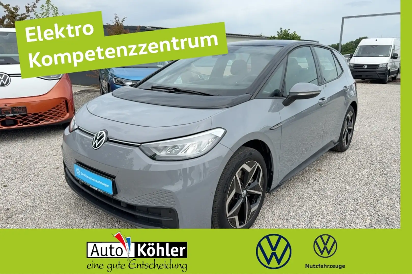 Volkswagen ID.3 Pro S Wärmepumpe ParkAss. KeyLess LM LED Grau - 1