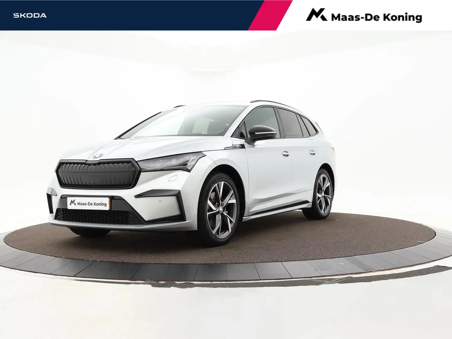 Skoda Enyaq iV 60 180pk Sportline · Camera · Keyless · Apple/A Zilver - 1