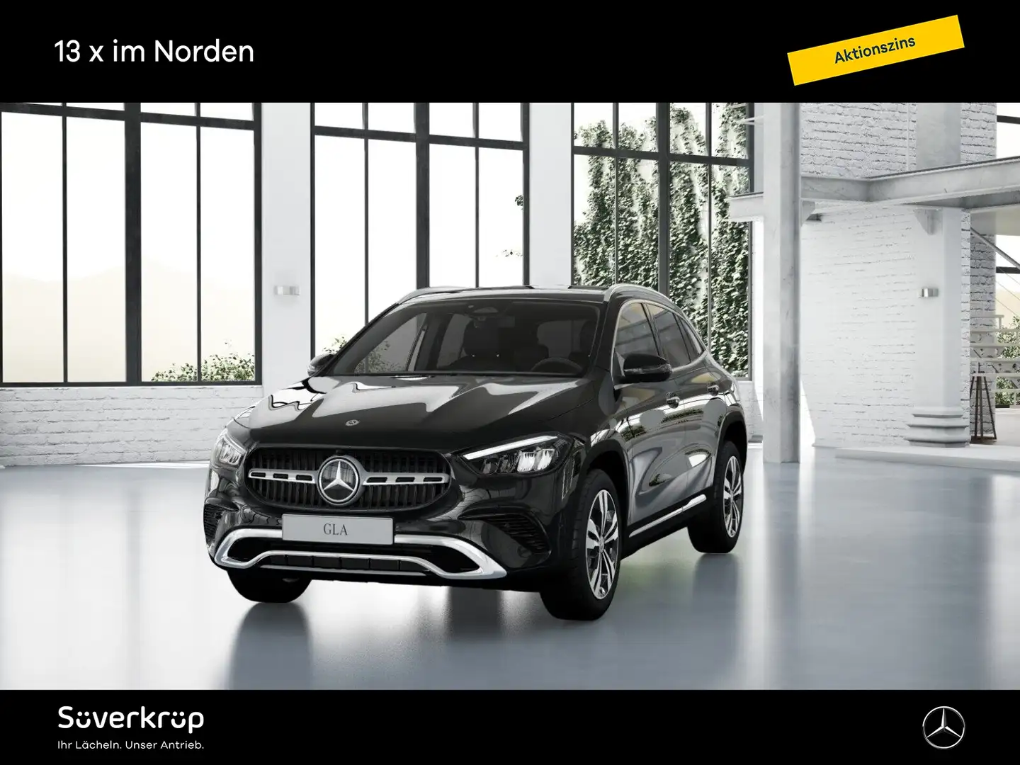 Mercedes-Benz GLA 200 PROGRESSIVE SPUR DISTR PANO AHK 360 PDC Schwarz - 2