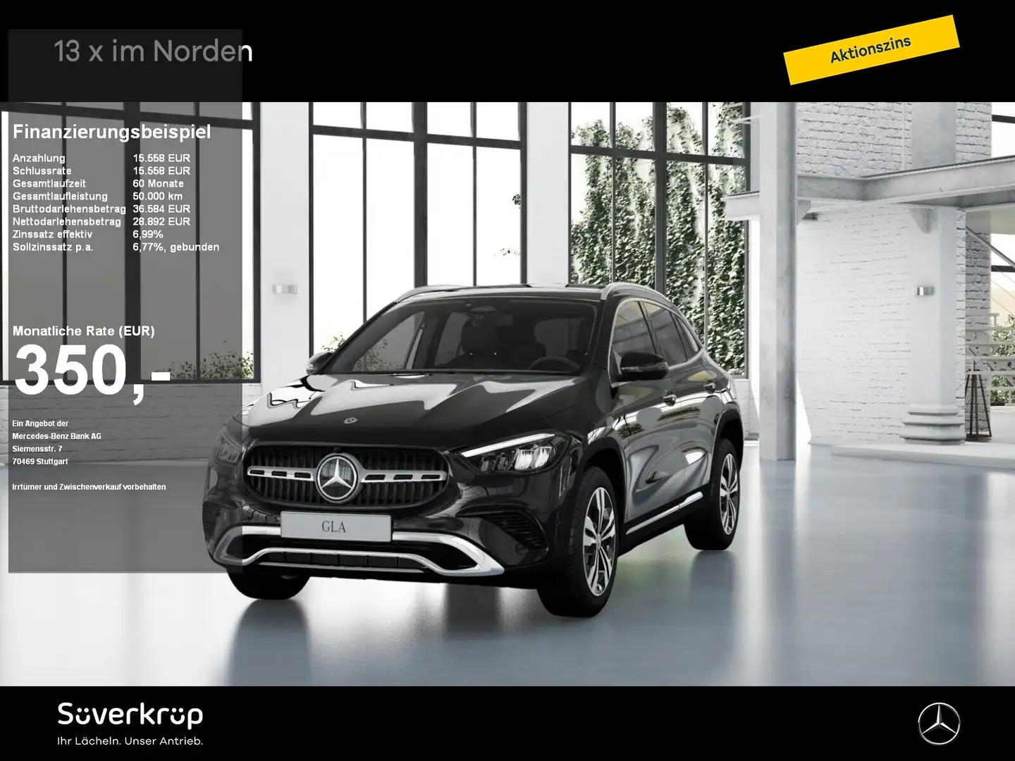 Mercedes-Benz GLA 200 PROGRESSIVE 360 AHK DISTR KAMERA PANO Schwarz - 1