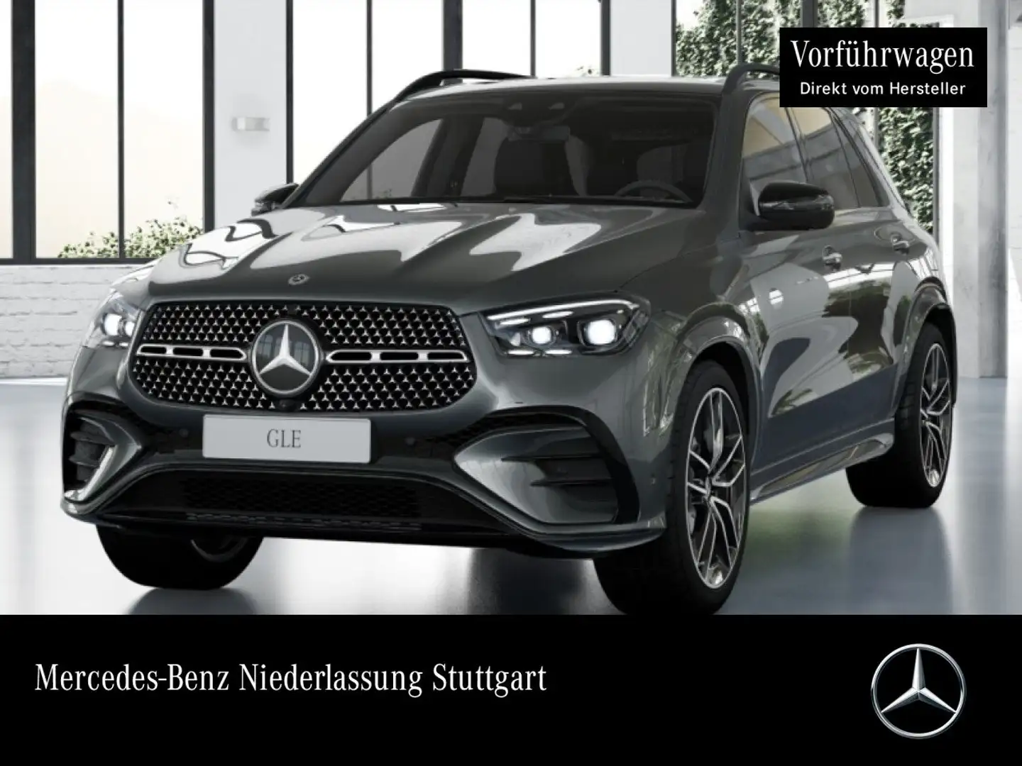 Mercedes-Benz GLE 350 de 4M AMG+NIGHT+PANO+360+AHK+MULTIBEAM+22" Gris - 1