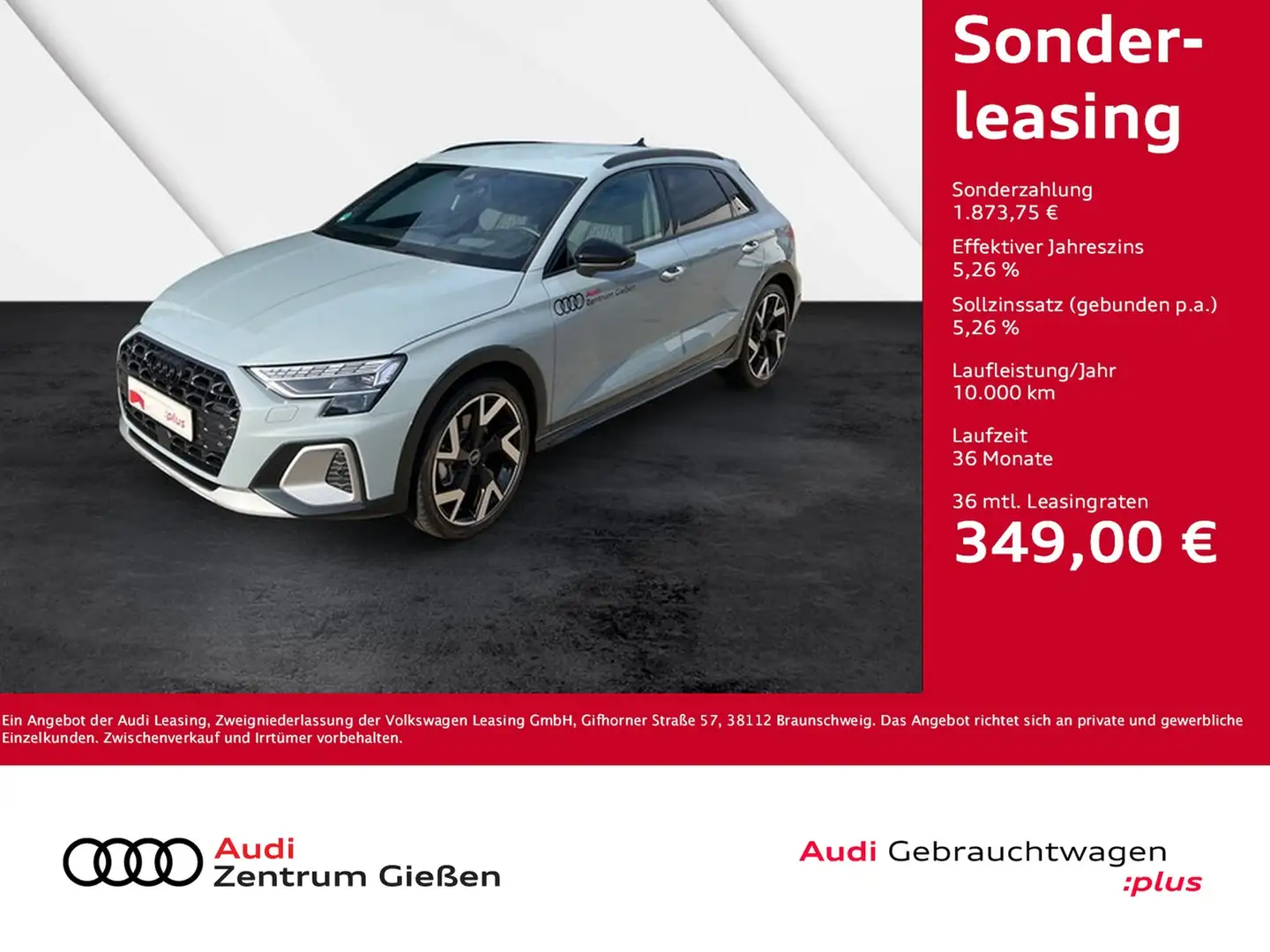 Audi A3 allstreet 35 TDI HuD MATRIX-LED SONOS Navi Grau - 1