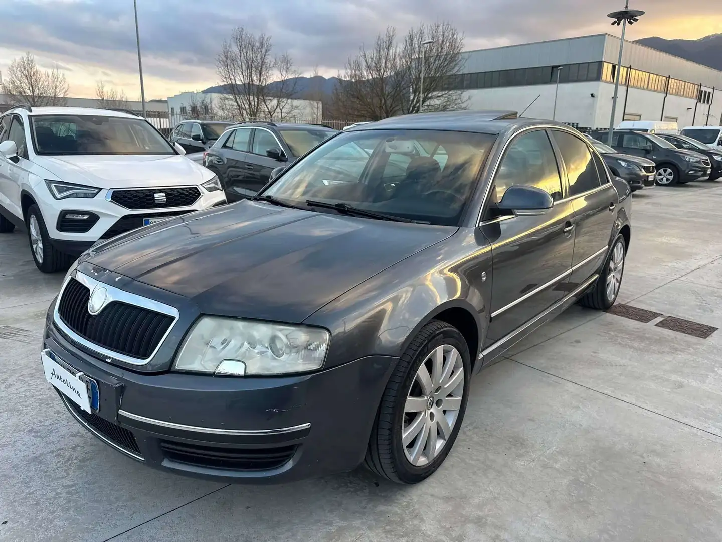 Skoda Superb 2.0 tdi 140Cv 6Marce PELLE TETTO SEDILI RISC. Сірий - 1