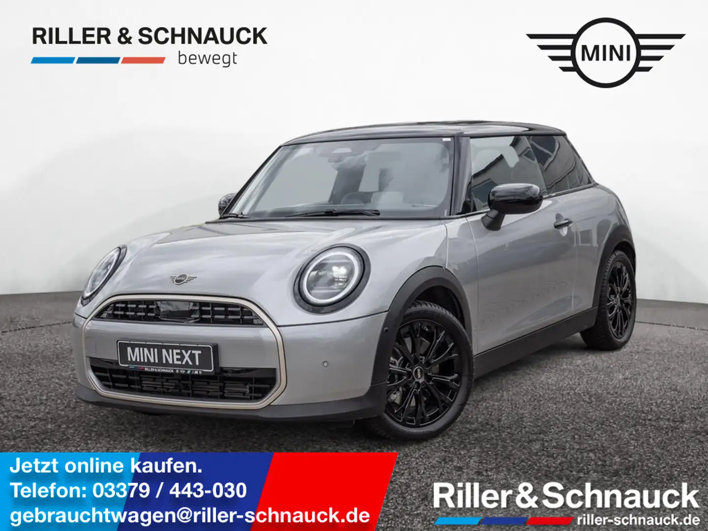 MINI Cooper C Favoured Trim SHZ NAVI HUD LED PANO Silber - 1