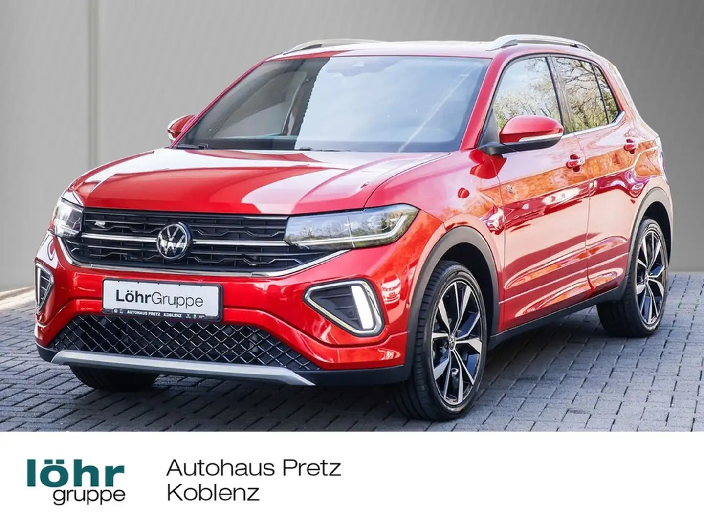 Volkswagen T-Cross 1.0 TSI DSG R-Line AHK, RFK, IQ.Light, Navi., A... Rot - 1