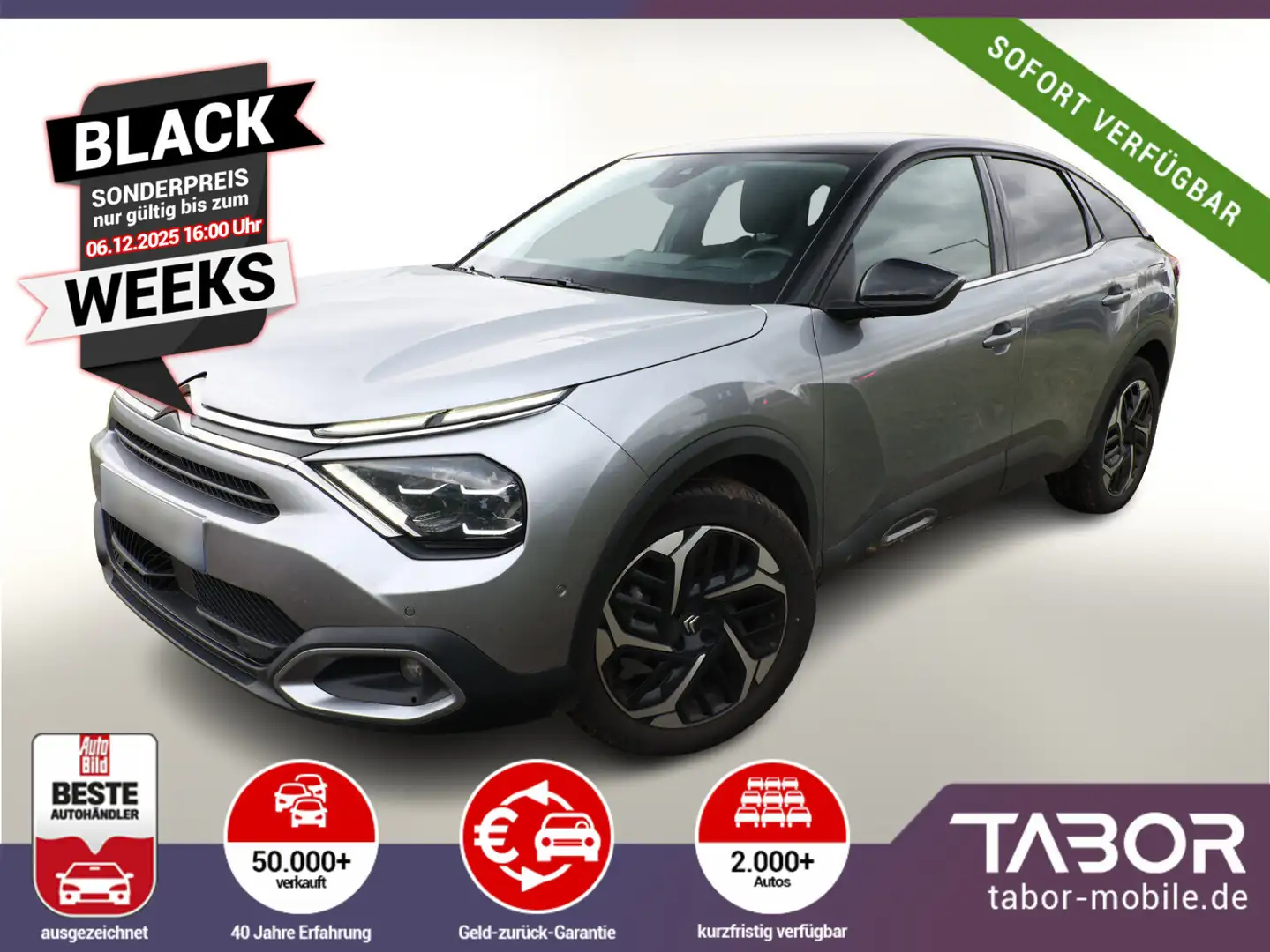 Citroen C4 1.2 Mild-Hybrid 136 Aut Max Leder ACC UVP-34%* Grau - 1