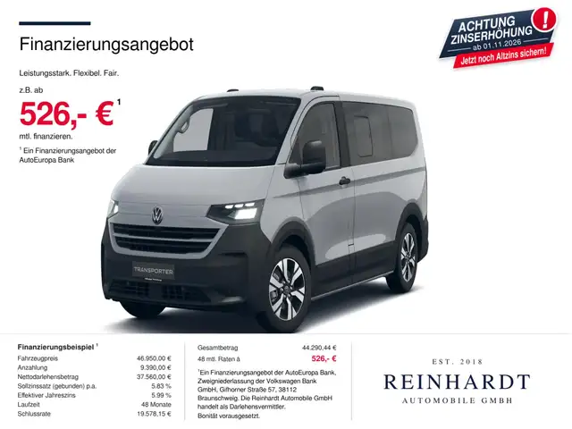 Volkswagen T7 Transporter e-TRANSPORTER PANAMERICANA ACC/KAMERA/WÄRMEPUMPE