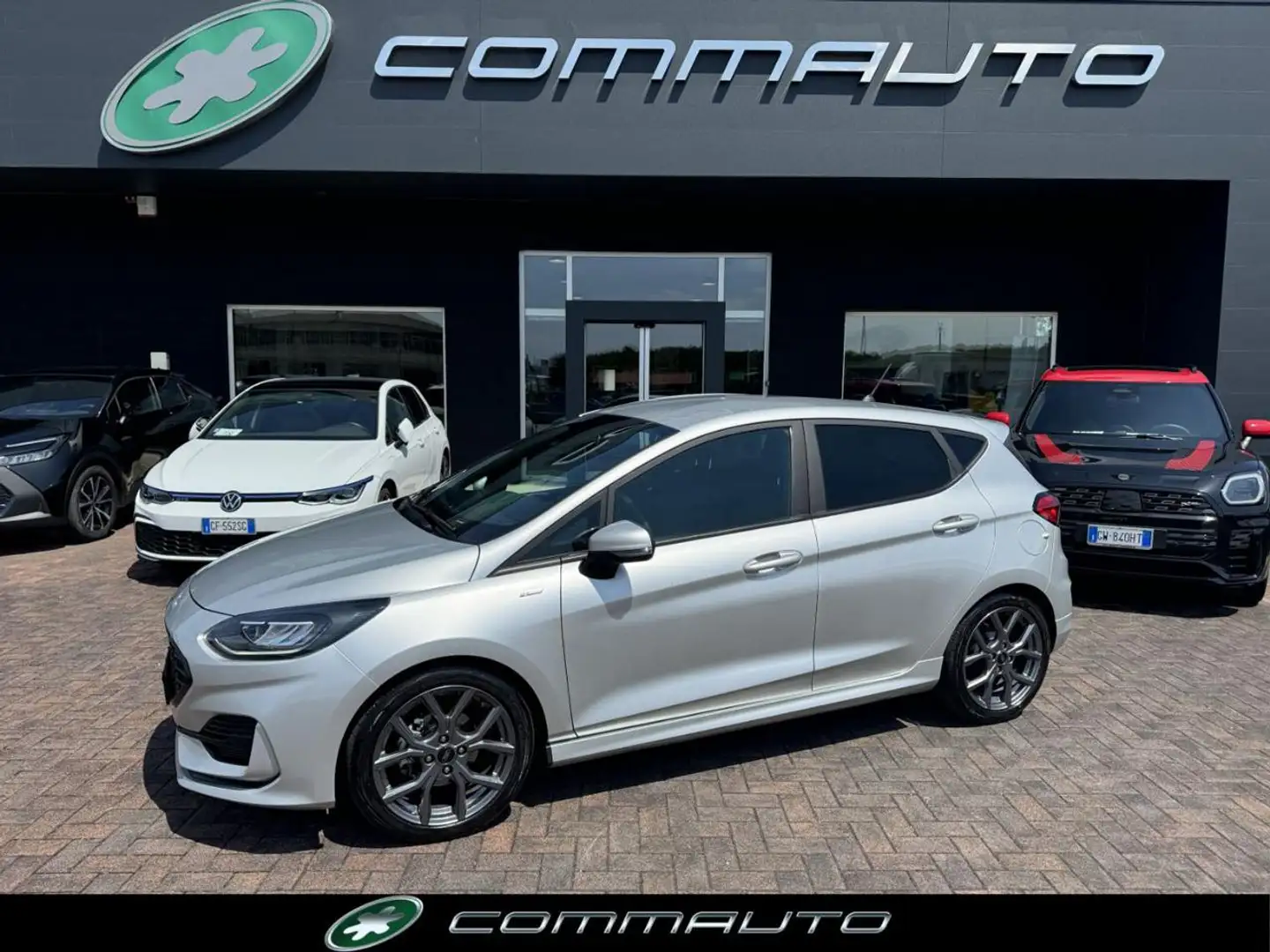 Ford Fiesta 1.0 Ecoboost Hybrid 125 CV 5 porte ST-Line Argento - 1
