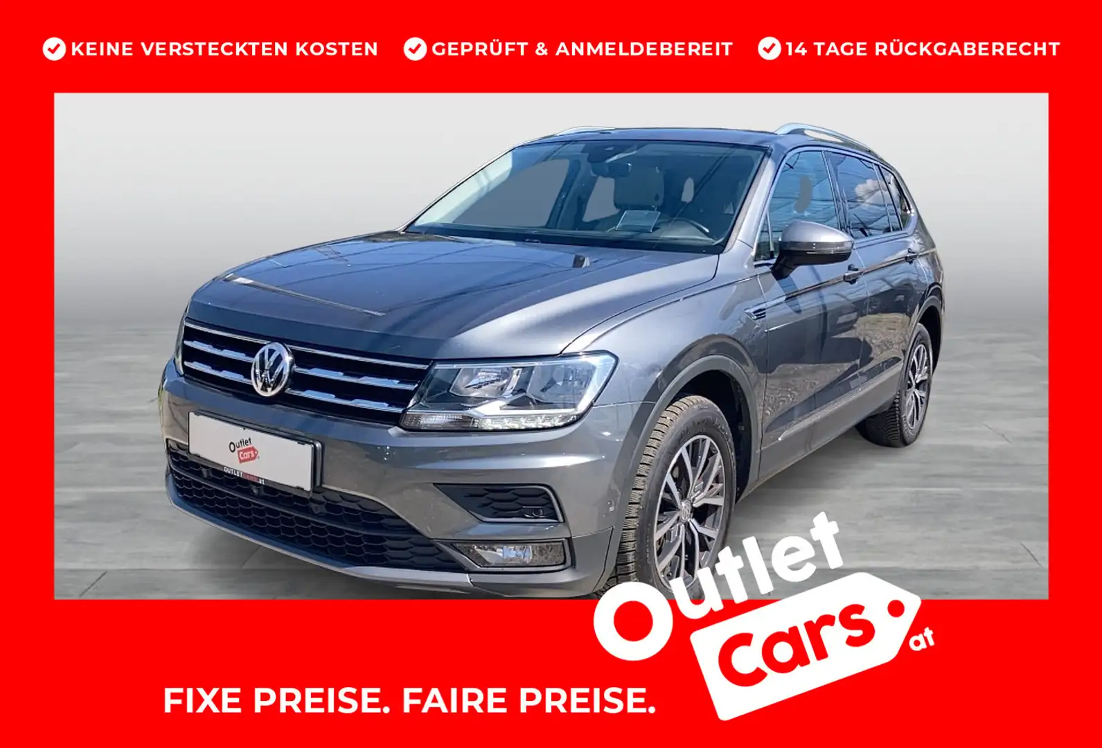 Volkswagen Tiguan Allspace CL TDI DSG 5-Sitzer Grau - 1