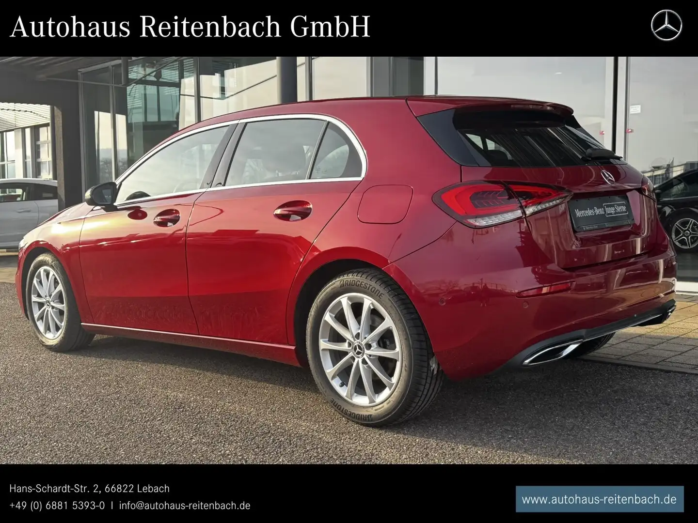 Mercedes-Benz A 180 A180 PROGRESSIVE+AHK+LED 7GDCT+KAMER+WIDE+SITZHZ Rot - 2