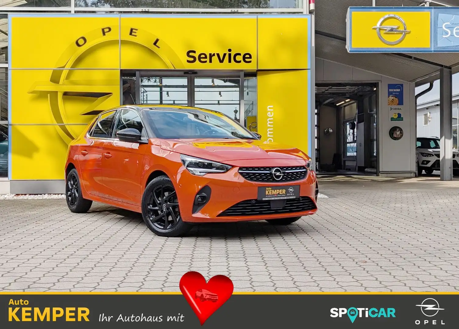 Opel Corsa 1.2 Turbo Elegance *Matrix LED*Navi*Kamera Orange - 1