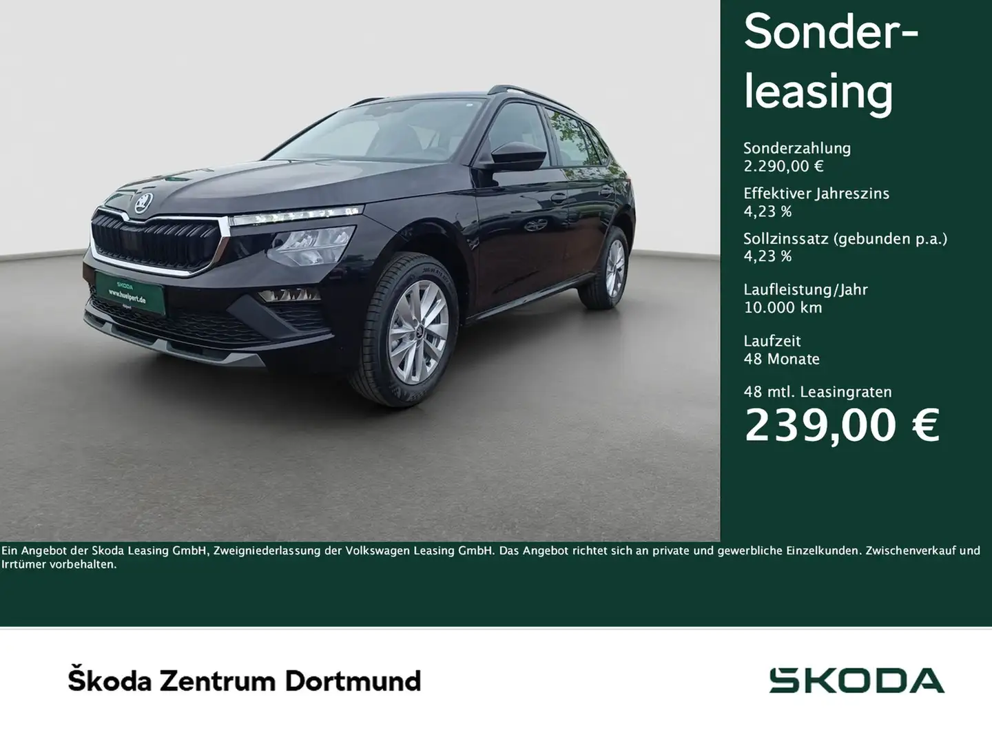 Skoda Kamiq 1.0TSI Selection AHK SMARTLINK PDC SHZ Schwarz - 1