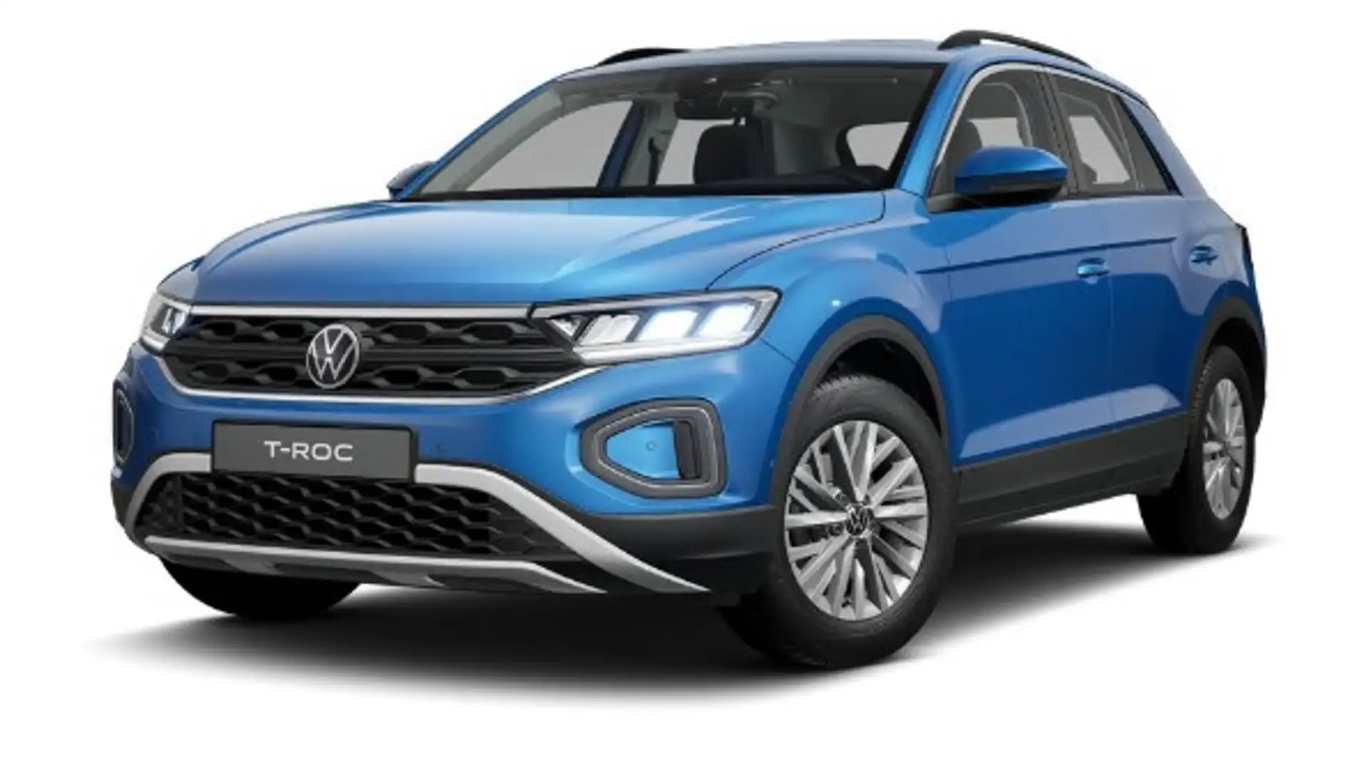 Volkswagen T-Roc Life 1.0 TSI LED,SHZ,PDC,APP Blau - 2