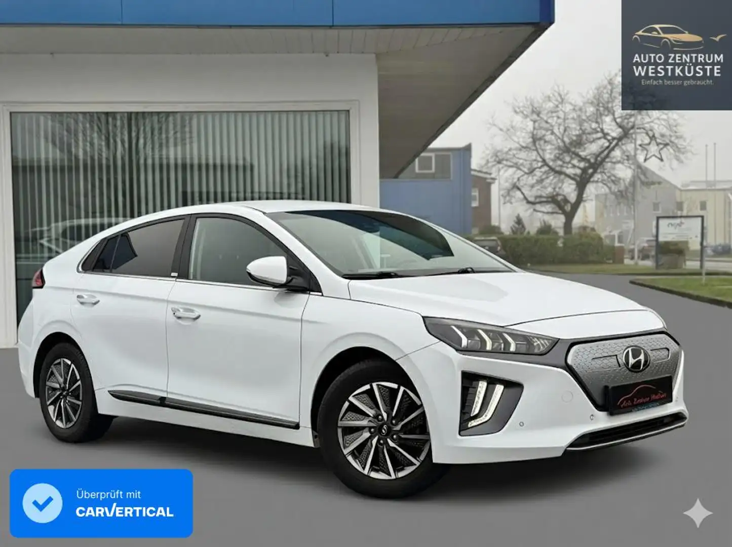 Hyundai IONIQ Premium Elektro KameraACC FaceLift 38, kWh Blanc - 1