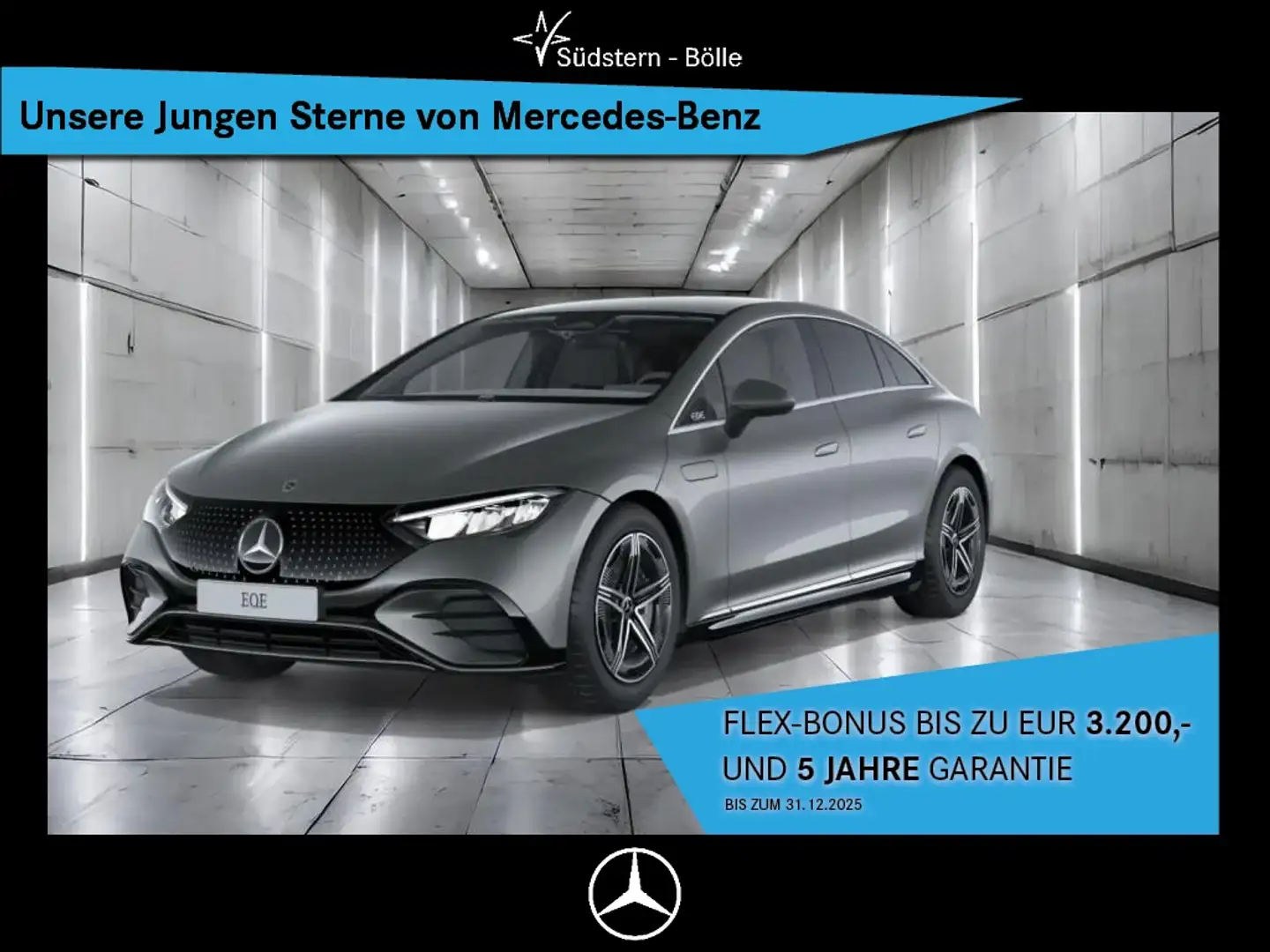 Mercedes-Benz EQE 300 AMG+AMBIENTE+DISTRO+MEMORY+MBUX+KAMERA Grau - 1