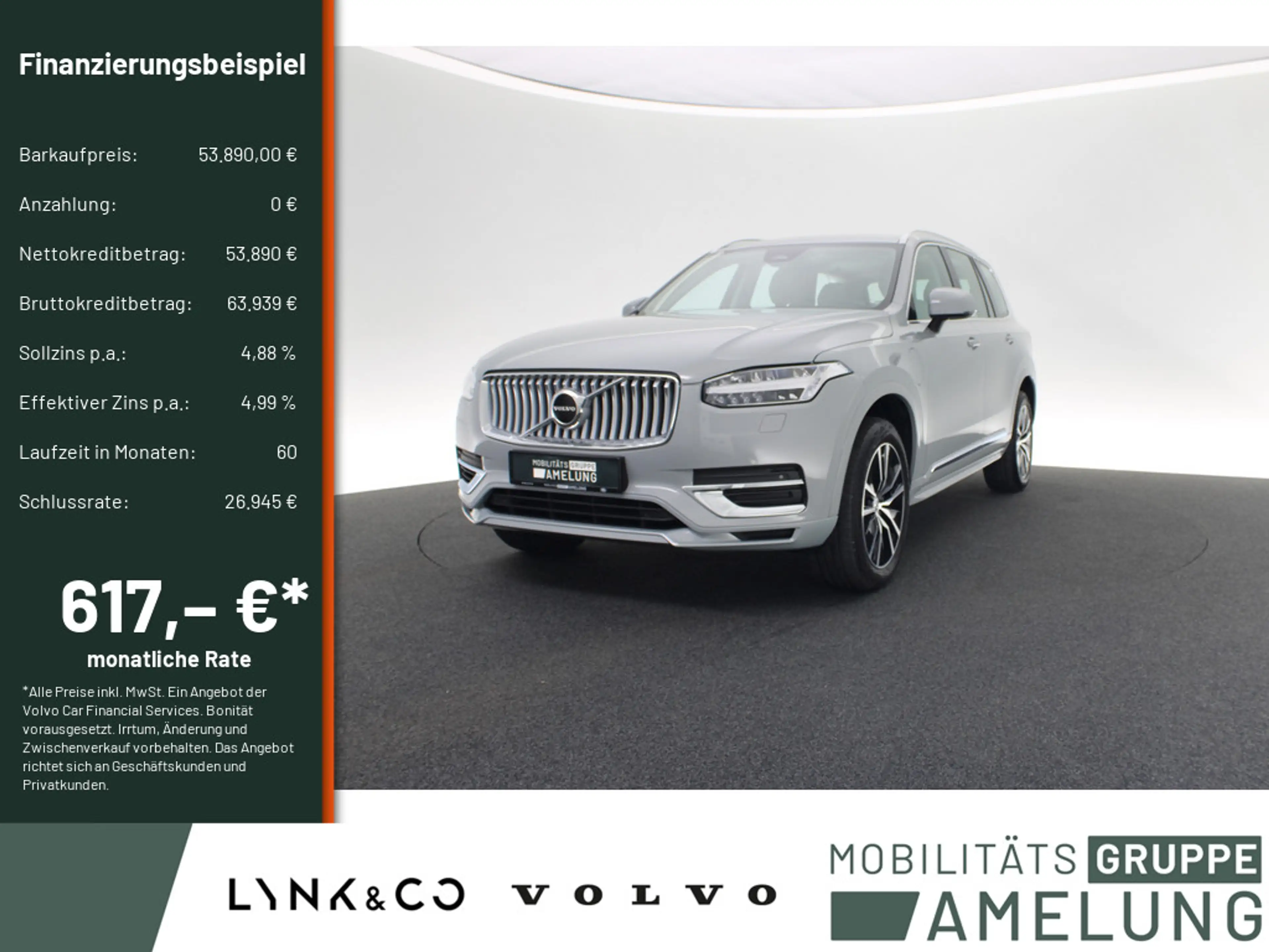 Volvo XC90 Recharge T8 AWD ACC FACEL. STANDHZ LED