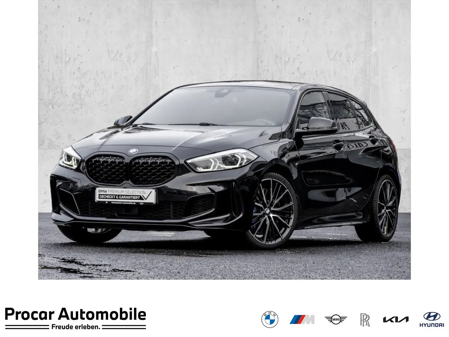 BMW 135 M135i xDrive M SPORT+ACC+HuD+LHZ+DA+PA+HiFi Schwarz - 1