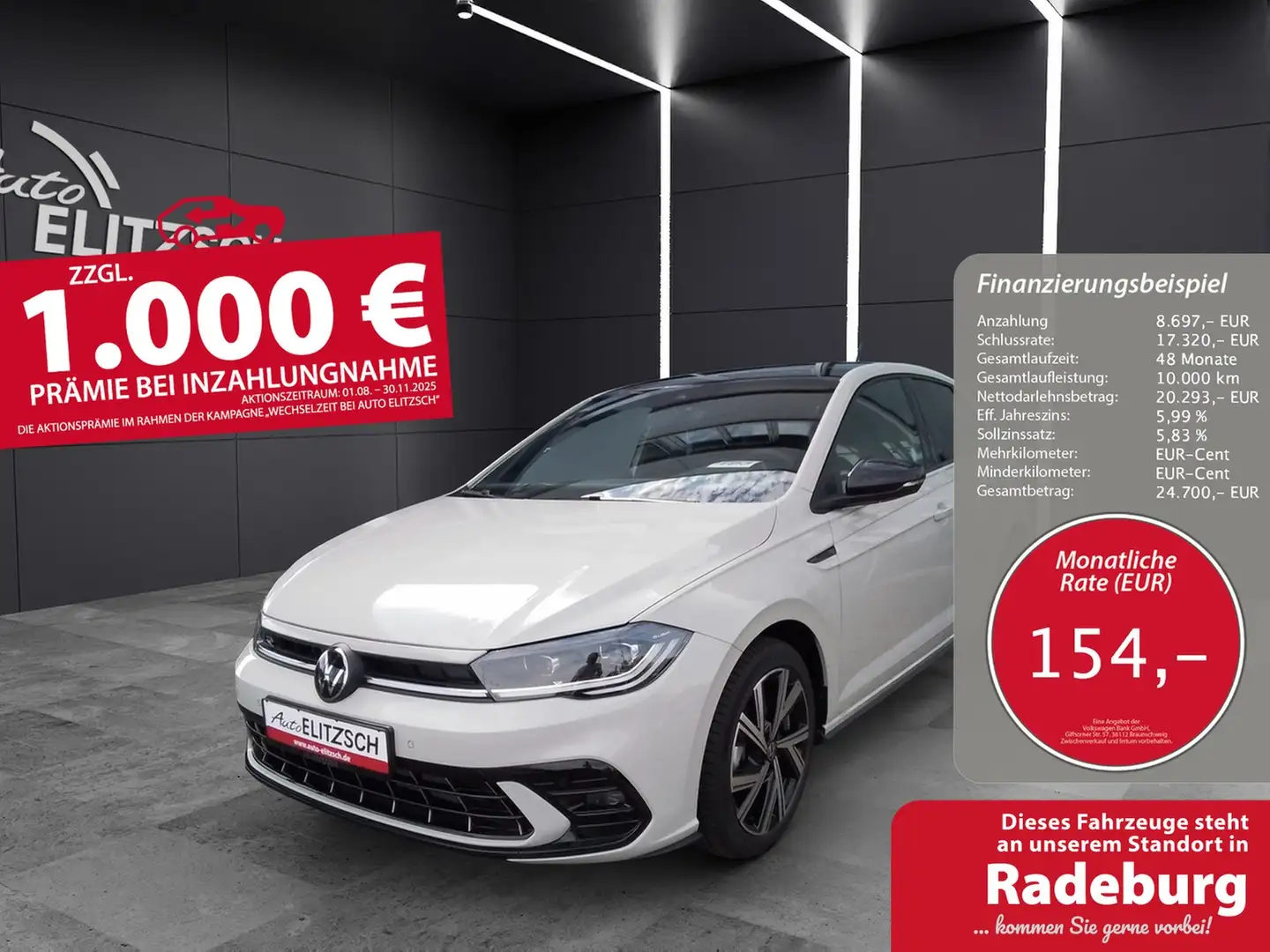 Volkswagen Polo R-Line DSG NAVI LED AppConnect Grün - 1