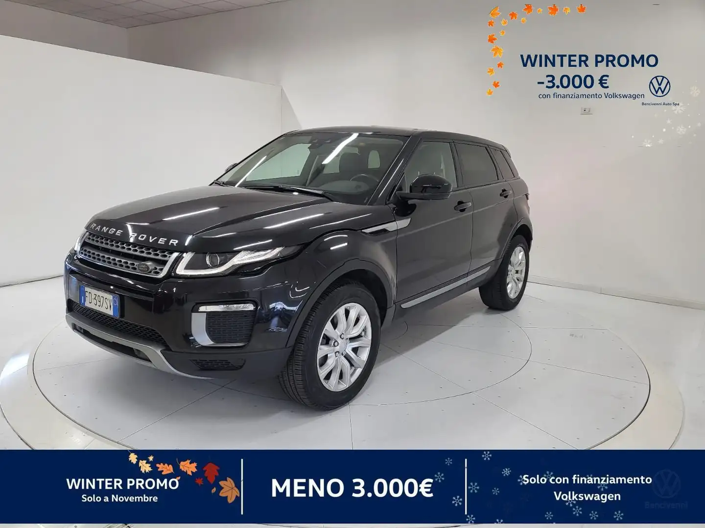 Land Rover Range Rover Evoque 1ª serie Range Rover Evoque 2.0 TD4 150 CV 5p. SE Zwart - 1