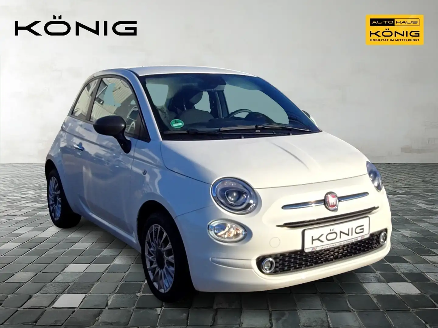 Fiat 500 1.0 Klima & Sound Carplay PDC Weiß - 2