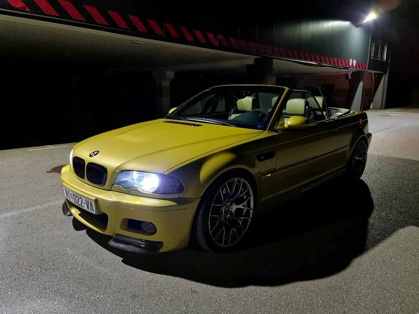 BMW M3 Cabrio SMG Žlutá - 1