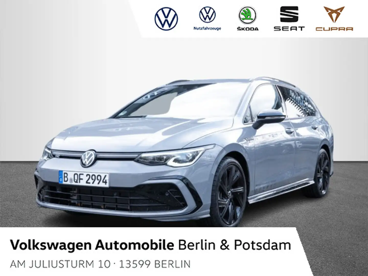 Volkswagen Golf Variant Golf VIII Variant 1.5 TSI R-Line Navi Standh LED Grijs - 1