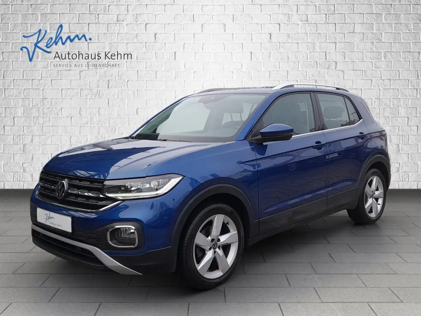 Volkswagen T-Cross Style 1,0 TSI ACC|LED|APP|SHZ|MFL Blau - 1