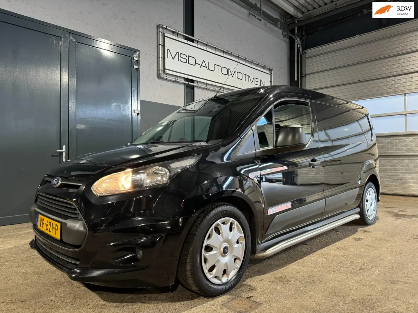 Ford Transit Connect 1.6 TDCI L2 3 Persoons Onderhouden NAP Excl BTW Noir - 1