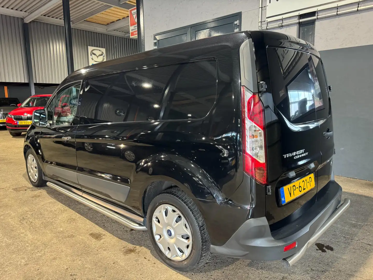 Ford Transit Connect 1.6 TDCI L2 3 Persoons Onderhouden NAP Excl BTW Zwart - 2