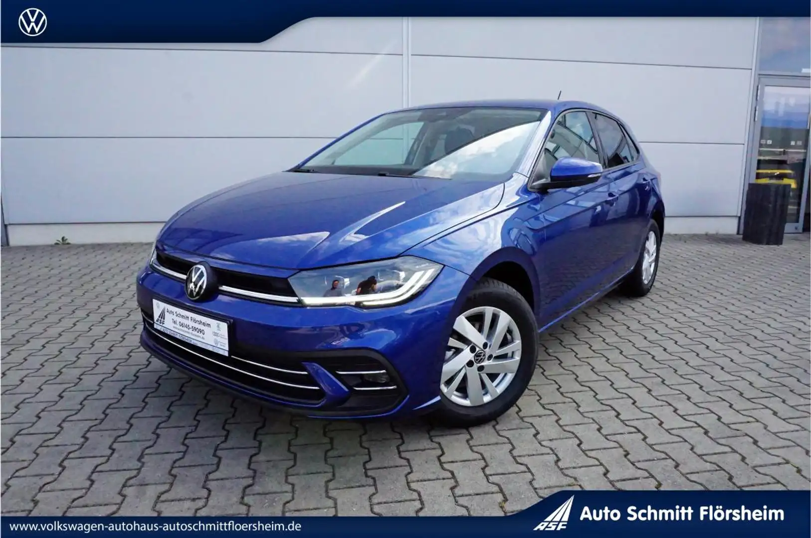 Volkswagen Polo Style 1,0 TSI - 5-Gang Blau - 1