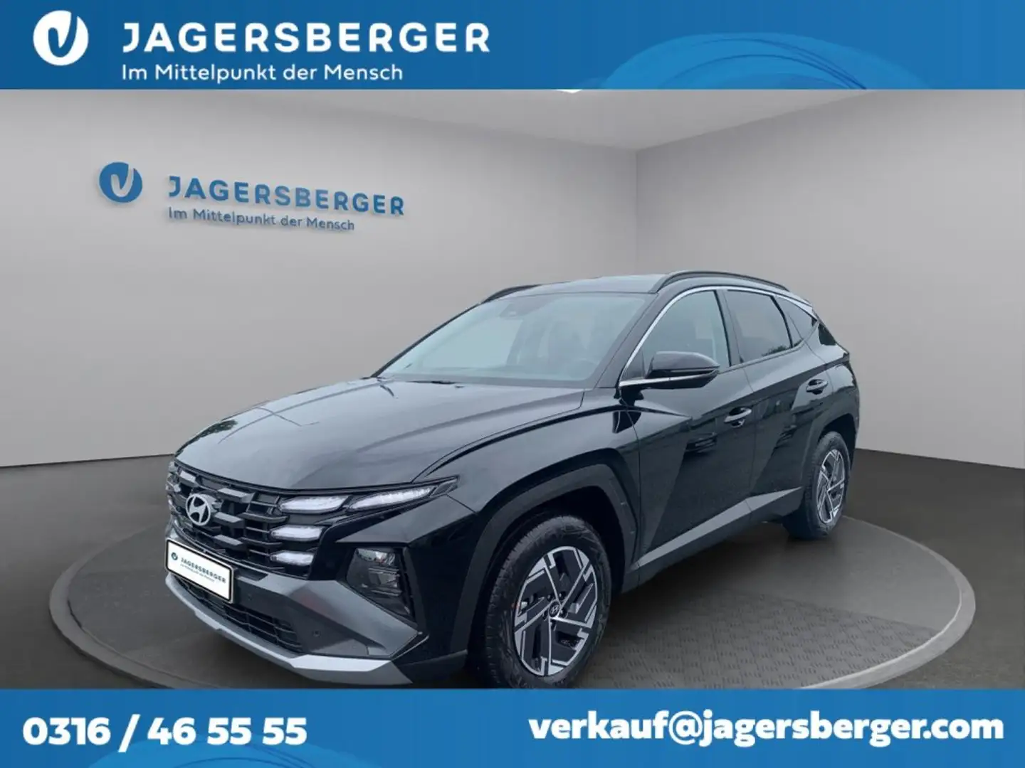 Hyundai TUCSON 1,6 T-GDI 48V 2WD Jubilé Schwarz - 1