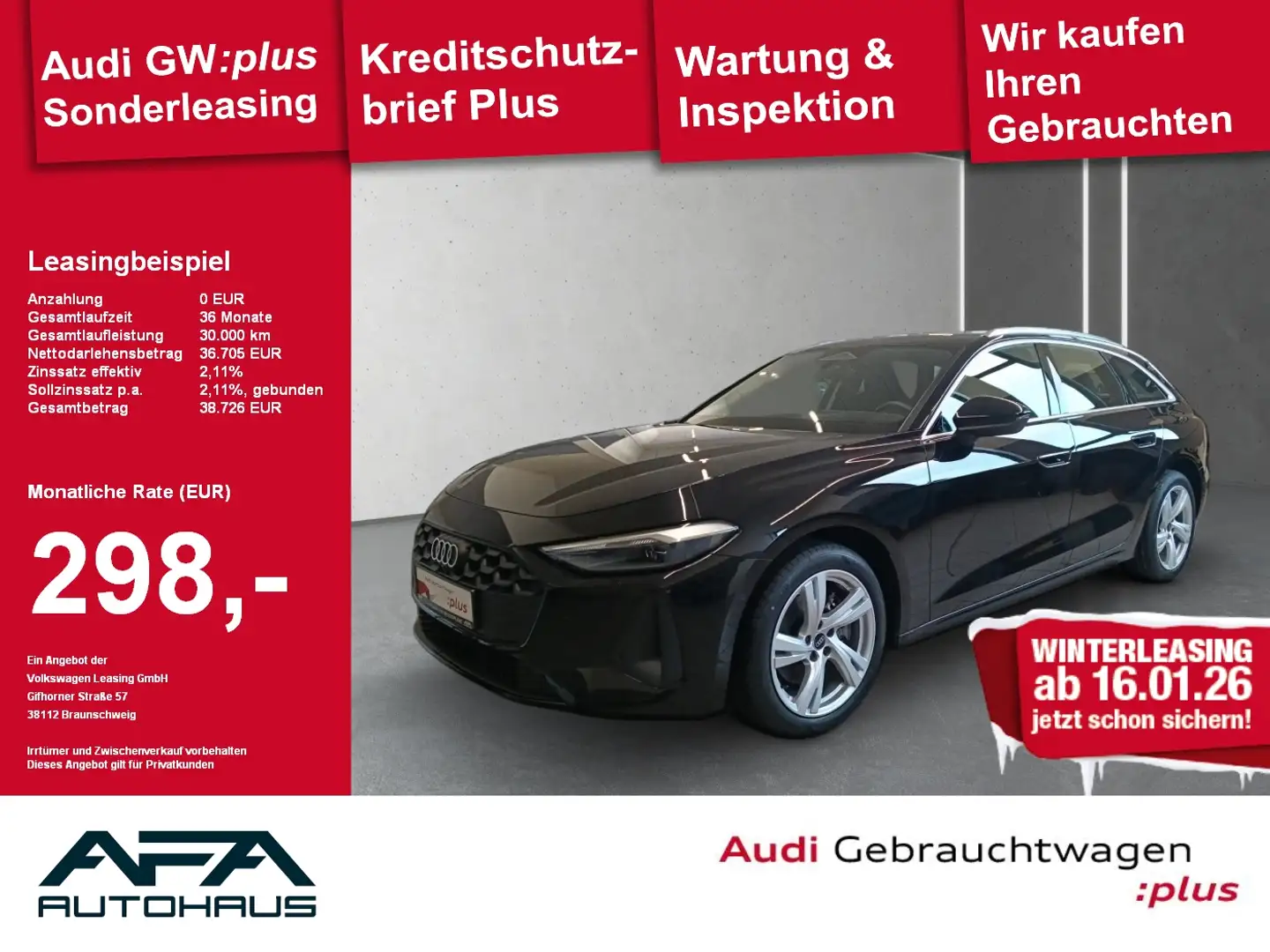 Audi A5 Avant TFSI S tronic RFK*ACC*Navi*LED*LM18 Schwarz - 1