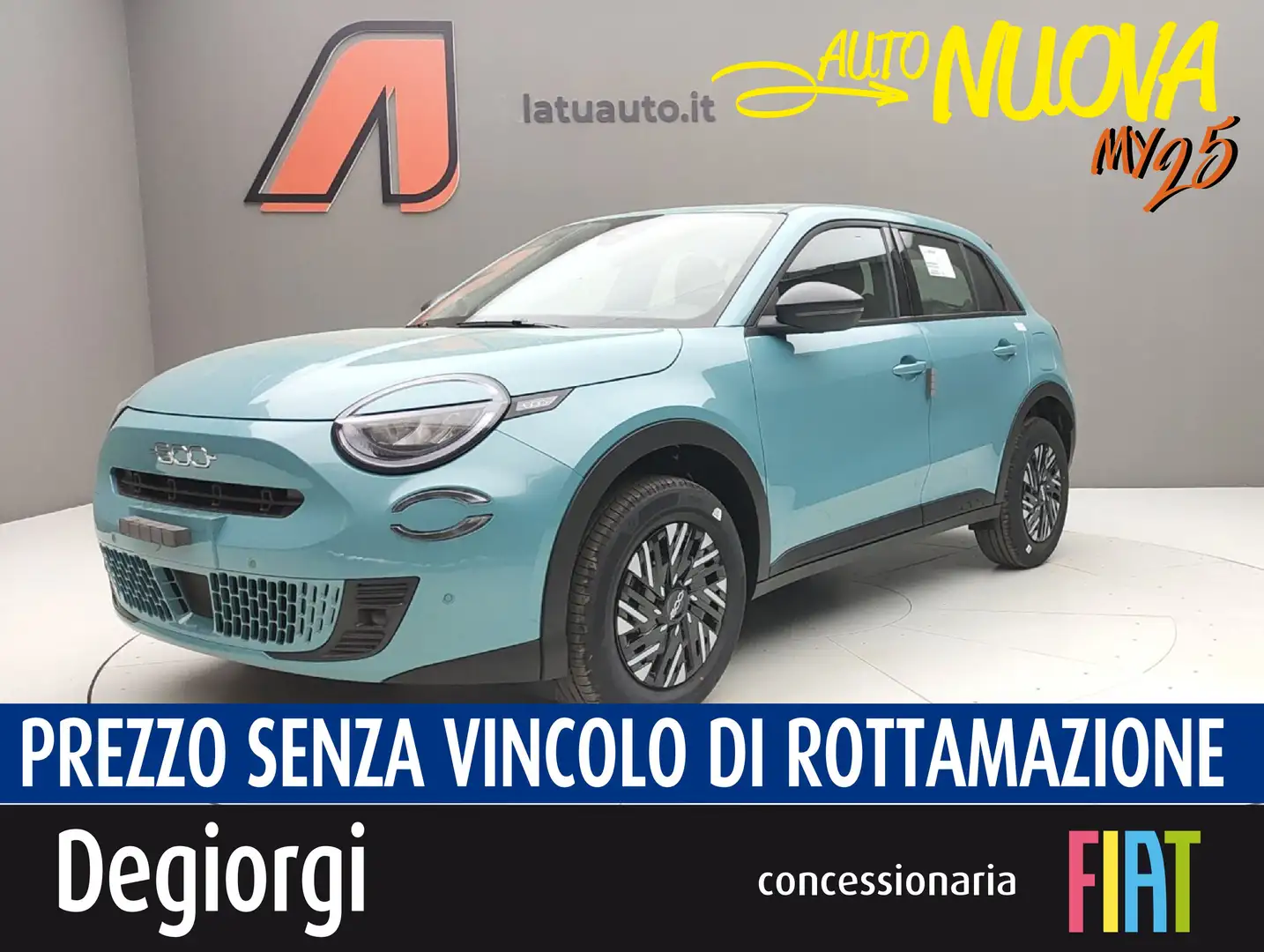 Fiat 600 1.2 110CV HYBRID DCT Blu/Azzurro - 1