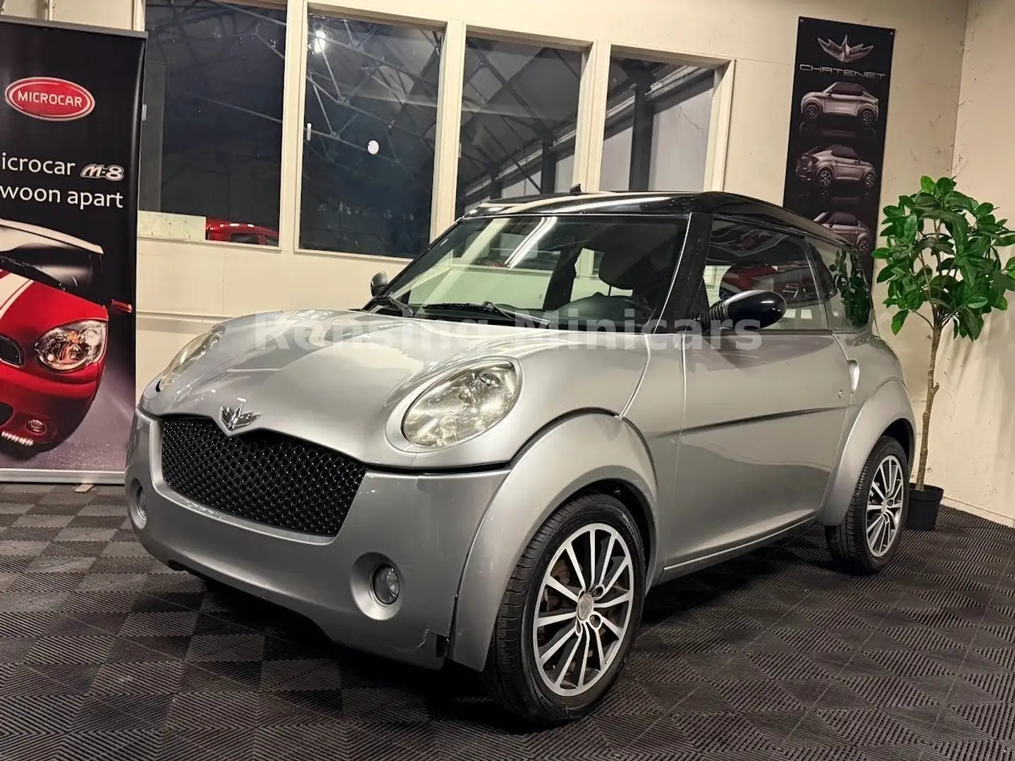 Chatenet CH26 Mini Cooper Mopedauto Microcar 45KM Minicar Argent - 2
