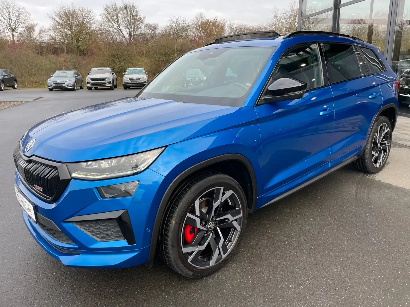 Skoda Kodiaq 2,0TSi RS 4x4 AHK Pano Canton Standhz DCC Blau - 1