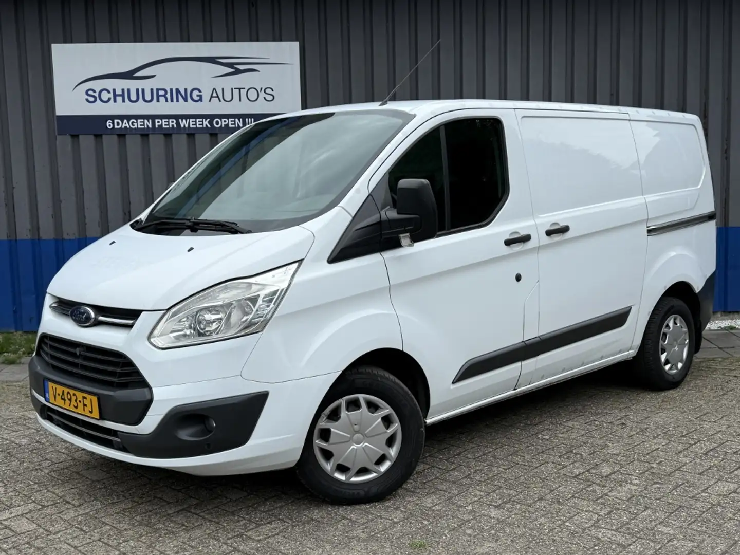 Ford Transit Custom 270 2.0 TDCI L1H1 Dubbele zijdeur/inrichting Wit - 1