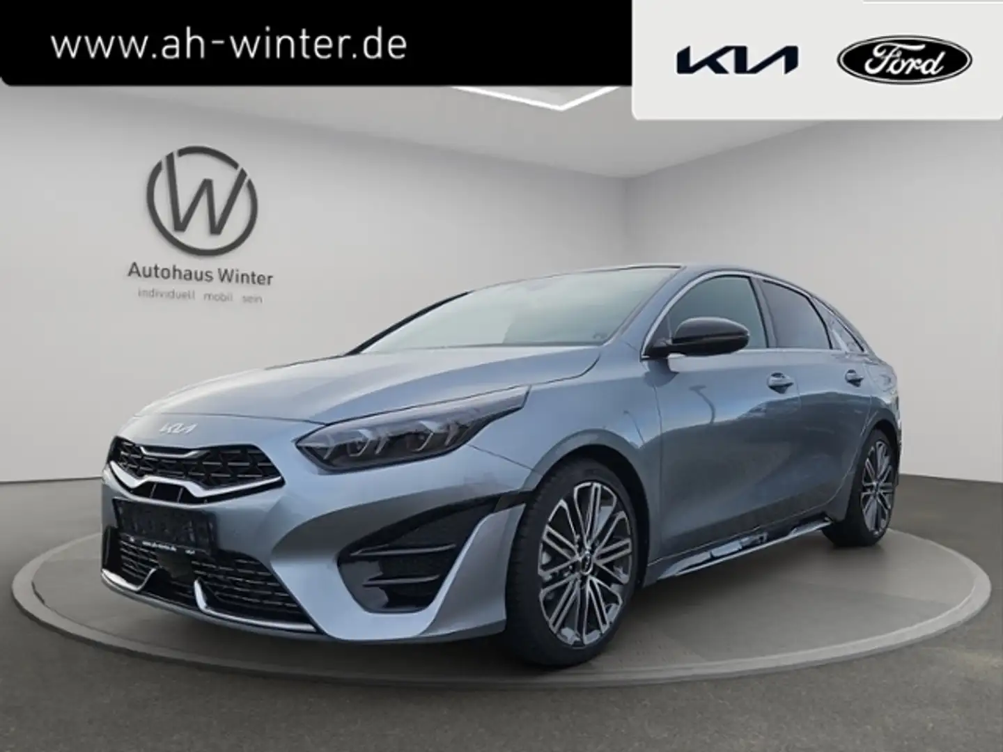 Kia ProCeed / pro_cee'd GT-Line 1,5 T-GDI DCT Pano Tech Standhzg Leder 18 Silber - 1