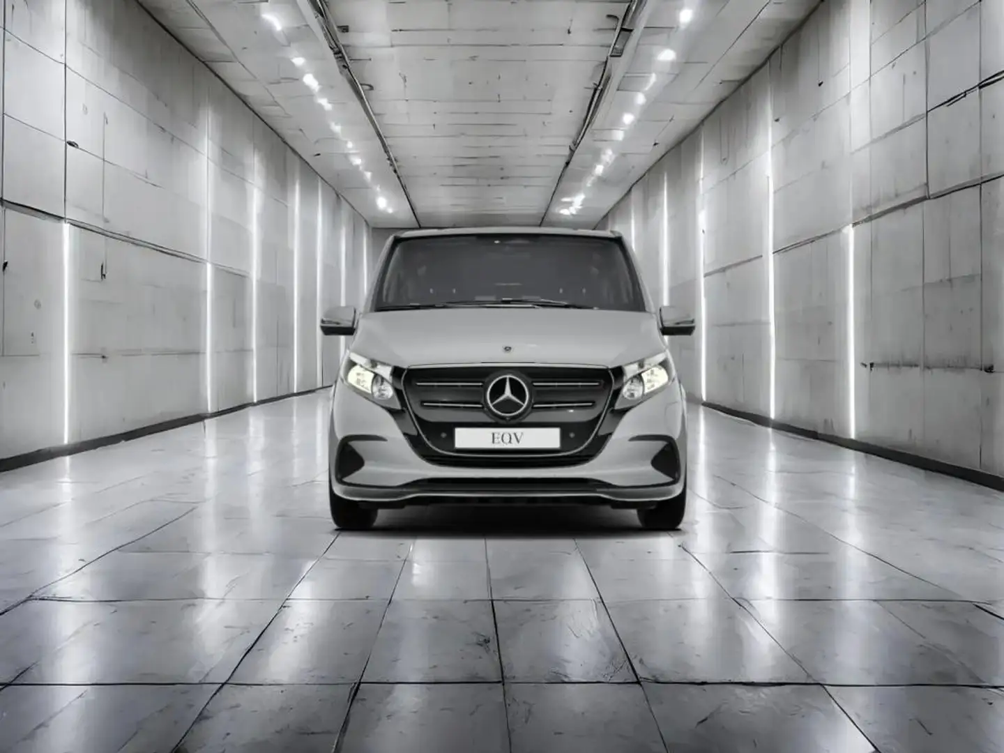 Mercedes-Benz EQV 300 DISTRO+MBUX+2*KLIMA+KAMERA+NAVI+DAB+7-SI Grau - 2