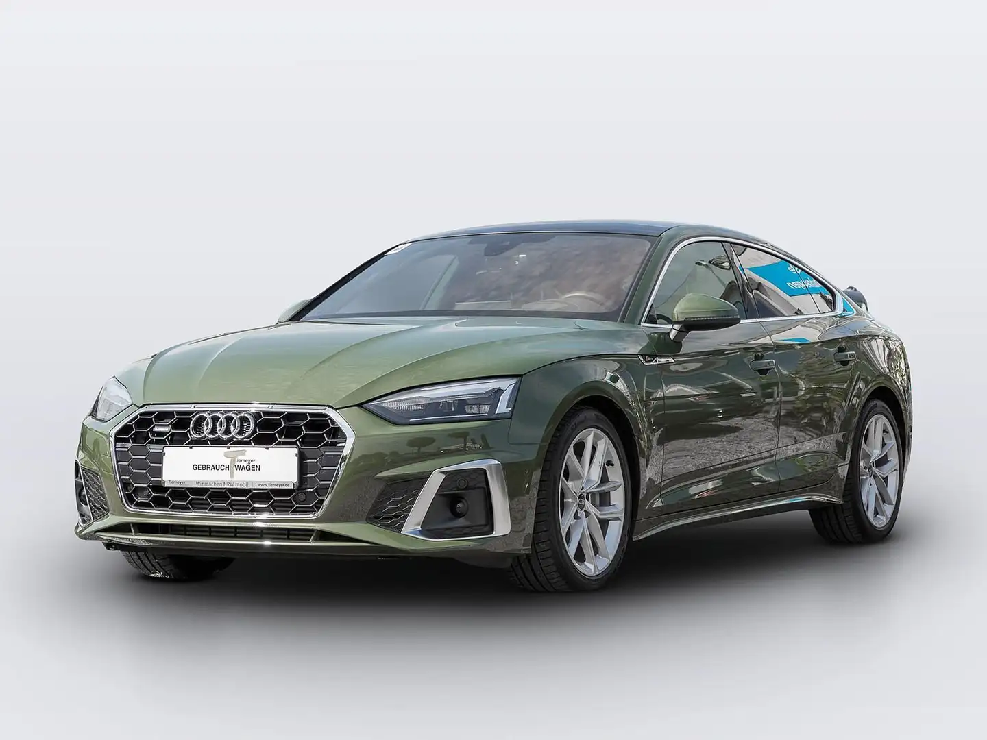 Audi A5 40 TFSI Q 2x S LINE B&O HuD VIRTUAL Grün - 2