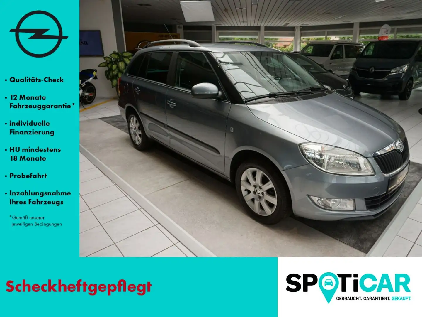 Skoda Fabia Combi Cool Edition KLIMA, RÜCKFAHRKAMERA Silber - 1