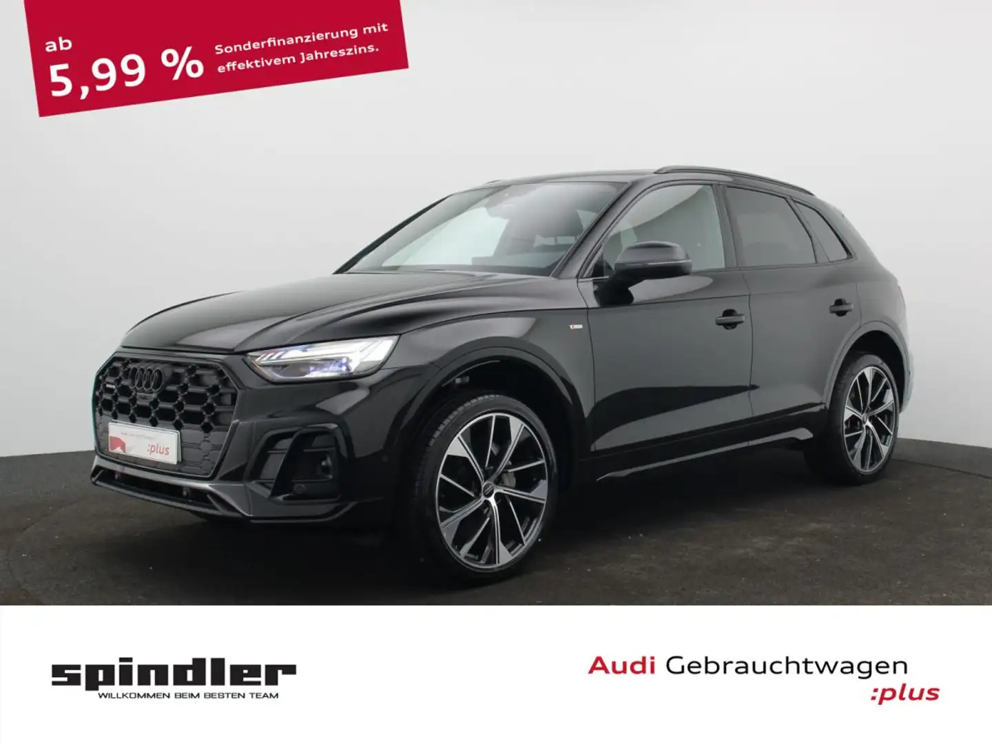 Audi Q5 S-Line 40 TDI quattro S-tronic / Pano, AHK Schwarz - 1