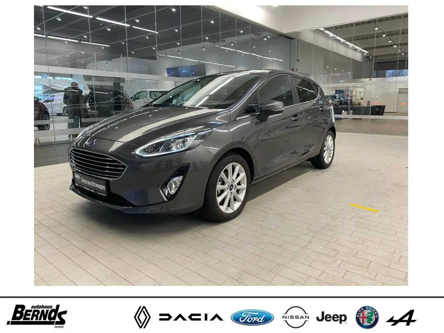 Ford Fiesta 1.0 EcoBoost S&S TITANIUM X WINTER-Pkt NAVI KLIMA Gris - 1