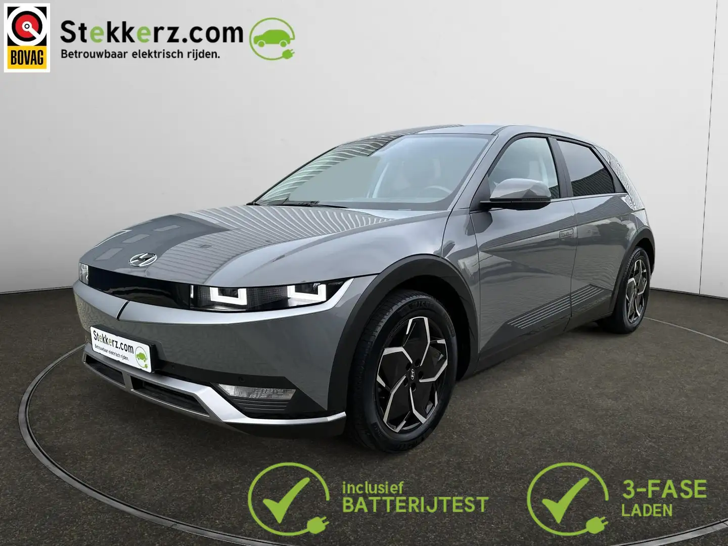 Hyundai IONIQ 5 Connect 73kWh SOH 100%, Fabrieksgarantie t/m 2-202 Gris - 1