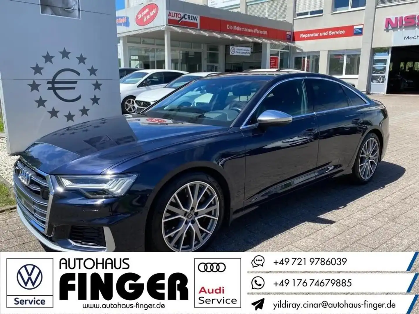 Audi S6 Limousine TDI quattro*HUD/Matrix/AHK/Nachts.* Blau - 1