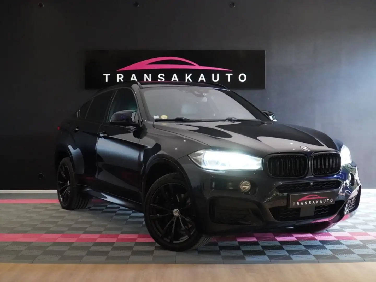 BMW X6 F16 xDrive 30d 258 ch Pack M Bleu - 1